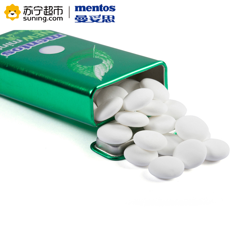 曼妥思潮清凉无糖薄荷糖(留兰香薄荷味)18g/盒