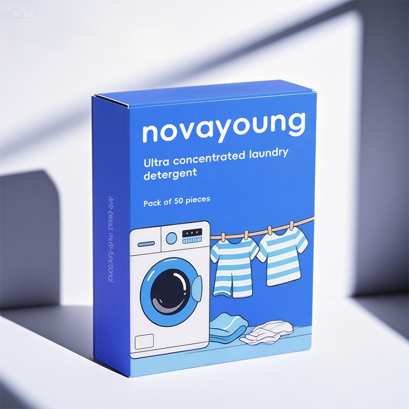 novayoung N1027超浓缩洗衣片50片装 洗衣片(计价单位:盒)蓝色高清大图