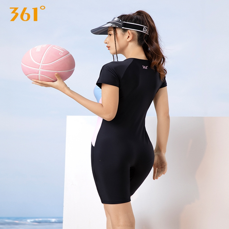 361°泳衣女夏2023新款保守连体游泳衣女士游泳馆泳装