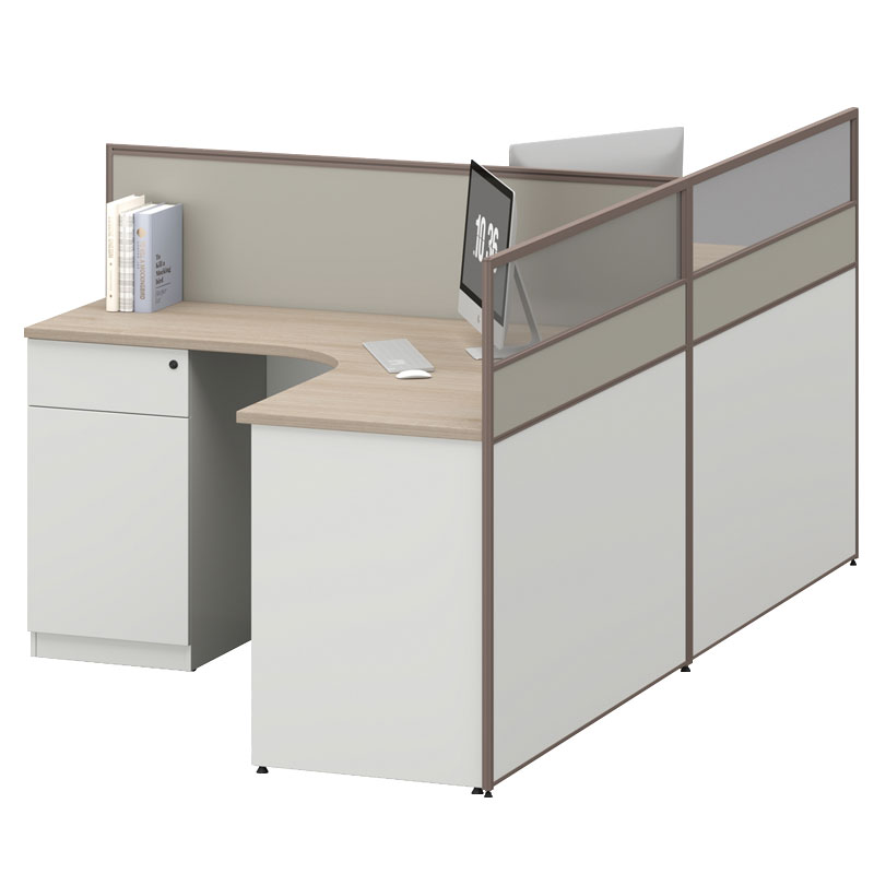 臻远ZYGW-045职员桌办公桌屏风工作卡位 T型双人位