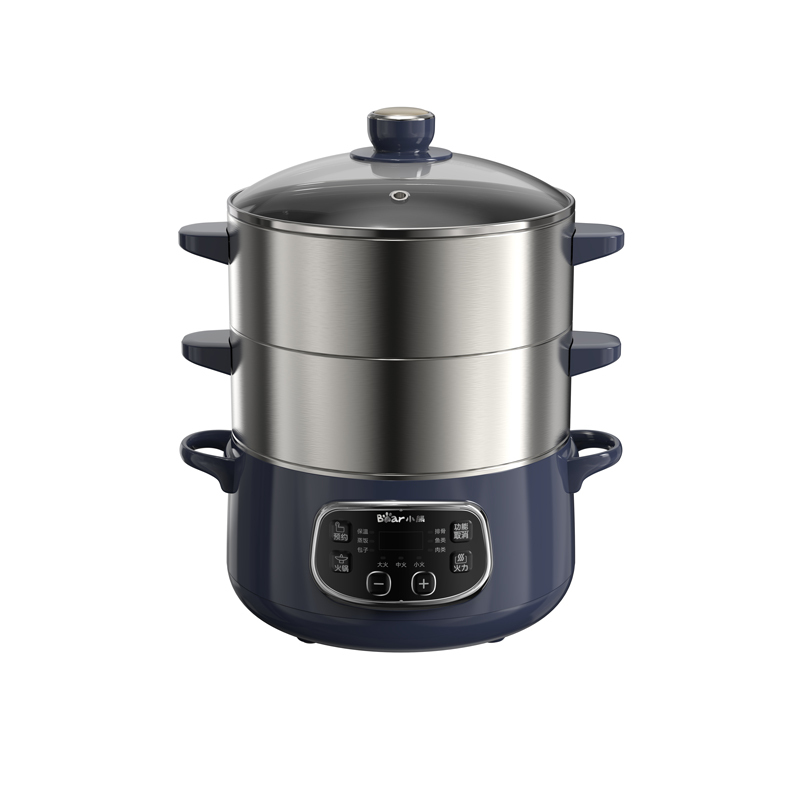 小熊(bear)-电蒸锅 微电脑预约 精准操控 8l dzg-d80j3