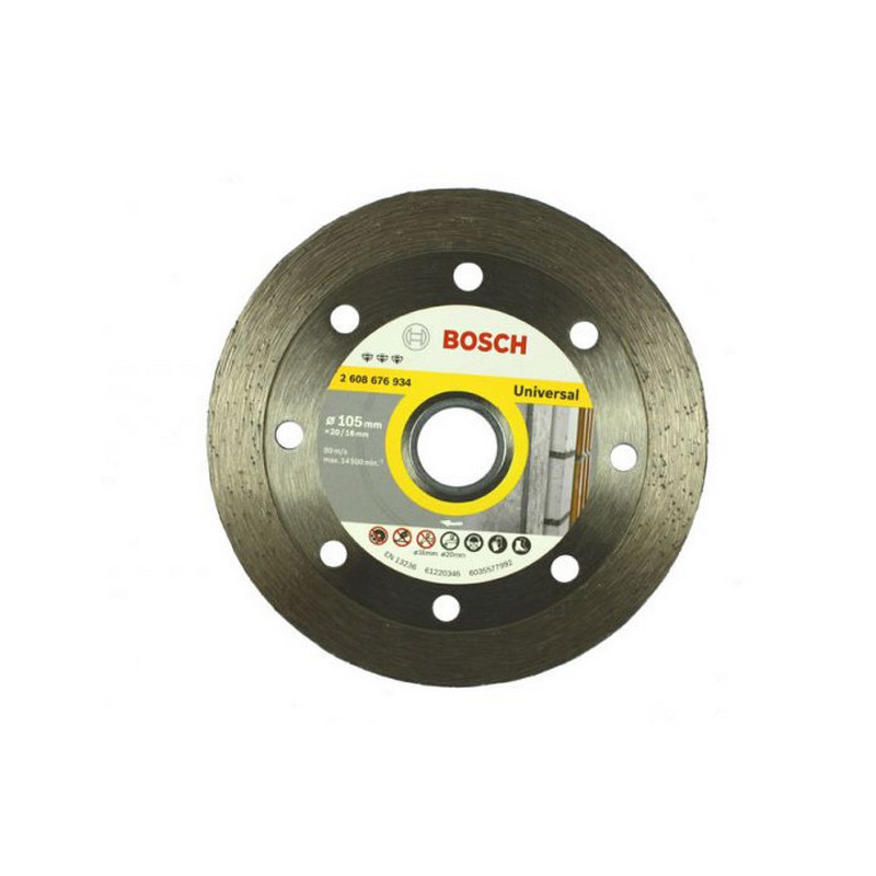 博世(Bosch) 云石片 通用强劲灰片 105mm 连续齿 货期5-10天