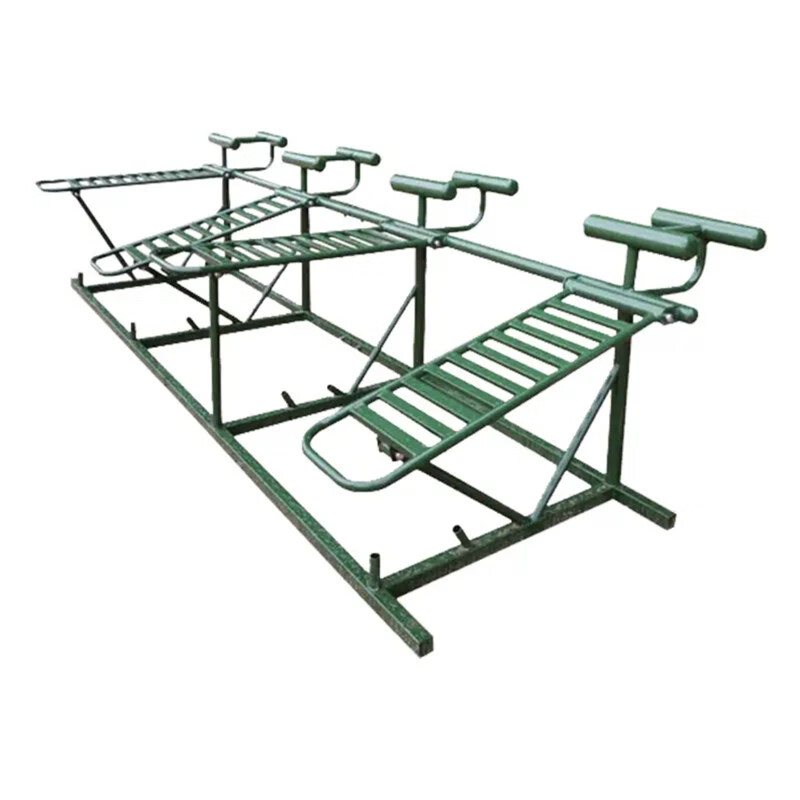 赤道线 腹肌组合训练器 户外体能训练器材4人组钢铁长城锻炼设备 CDX-A371S173高清大图