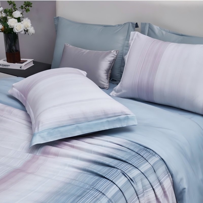 梦洁家纺 臻享超柔磨毛四件套：赫兹旋律1010189119高清大图