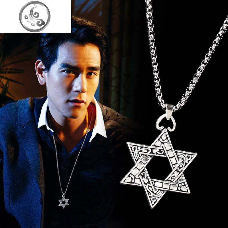 韩版hiphop项链男士潮人锁骨链个性链子街头学生嘻哈装饰品 JiMi高清大图