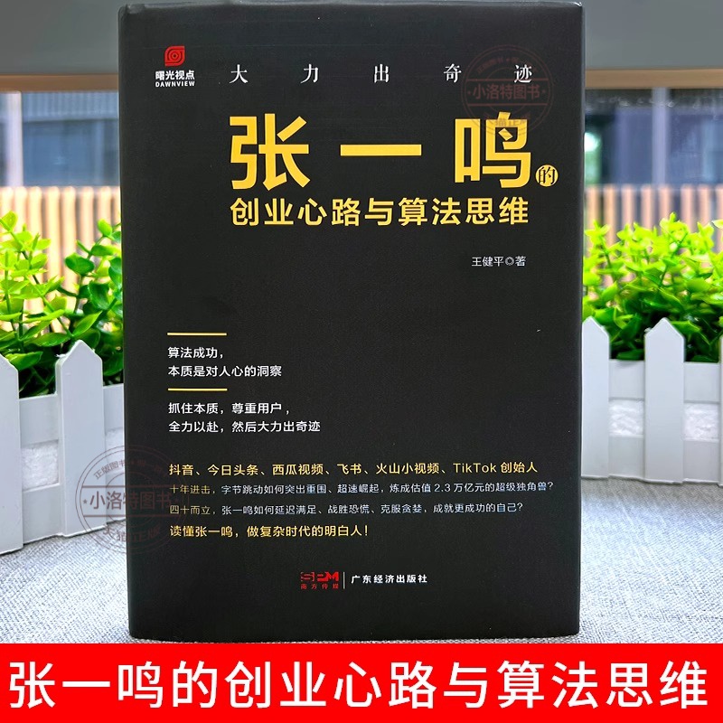 [官方正版]大力出奇迹:张一鸣的创业心路与算法思维 [正版] 张一鸣的创业心路与算法思维 精装大力出奇迹名企名家 企业史高清大图