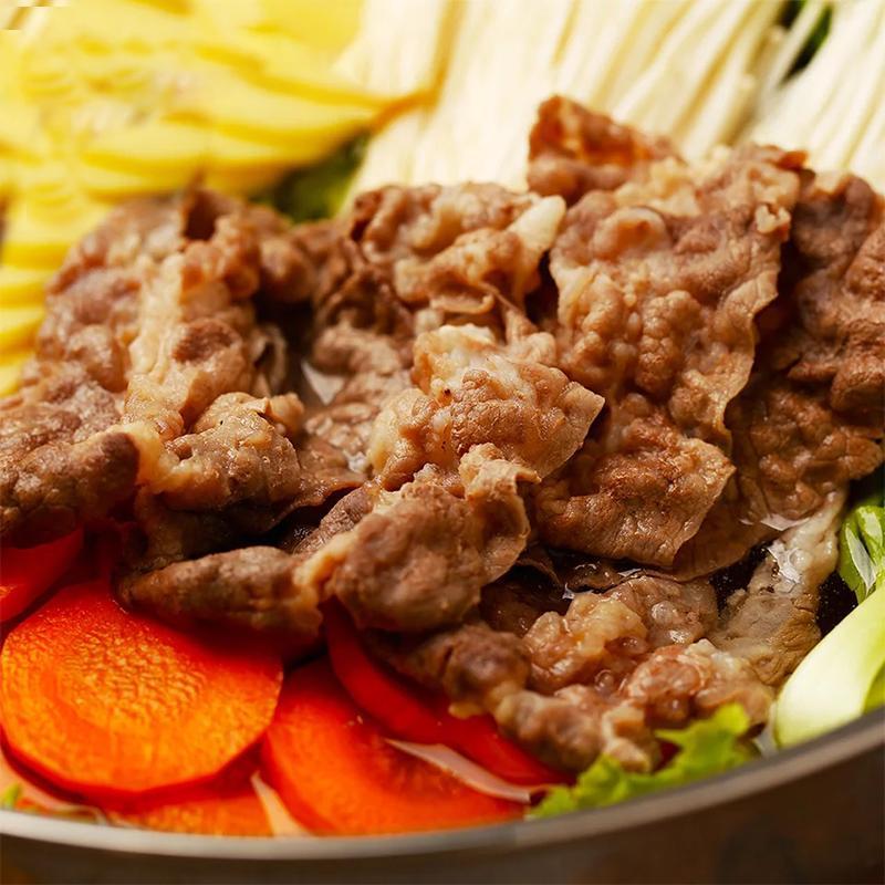 科尔沁 速冻牛肉 精选牛肉片 肥牛卷 国产 内蒙古牛肉 袋装 可炒可涮 260g