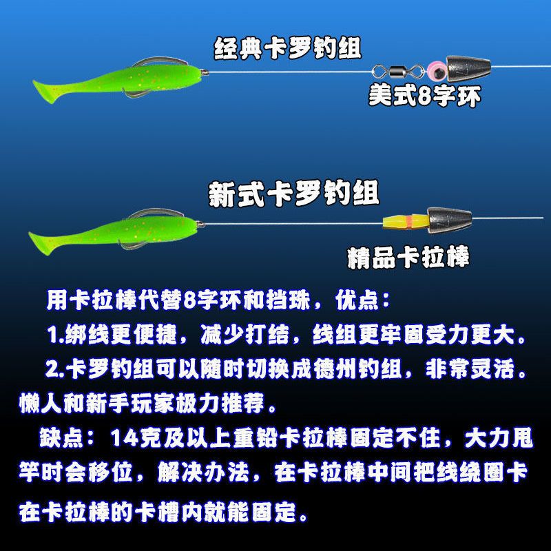 5cmt尾 平凡之路德州卡罗钓组套装两用免绑线组路亚软饵曲柄钩子