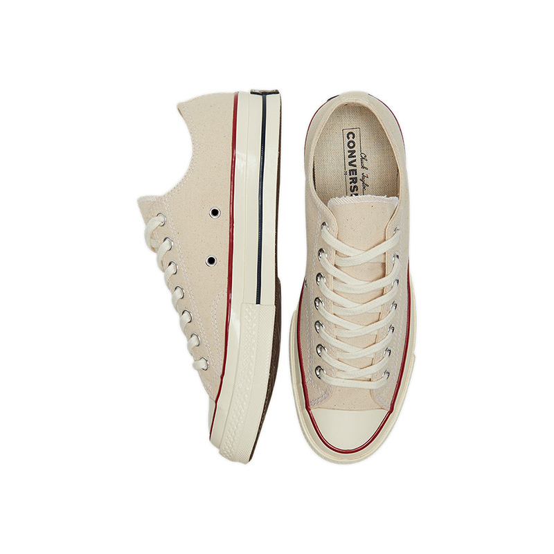 conversechucktaylorallstar70ox经典款低帮帆布板鞋男女同款米白cs16