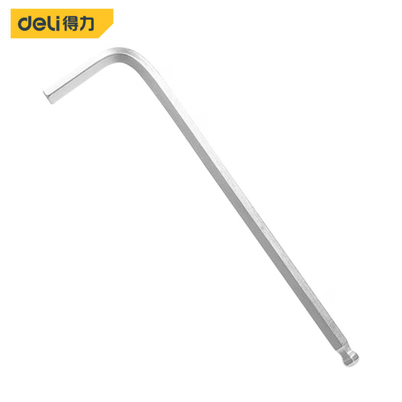 得力工具DL3314_加长球头内六角14MM(新VI)(银)(支)
