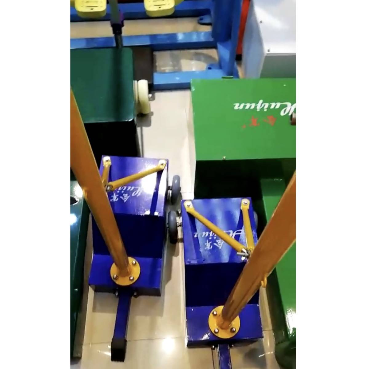会军 移动式羽毛球柱 (含网) HJ-M006/套高清大图