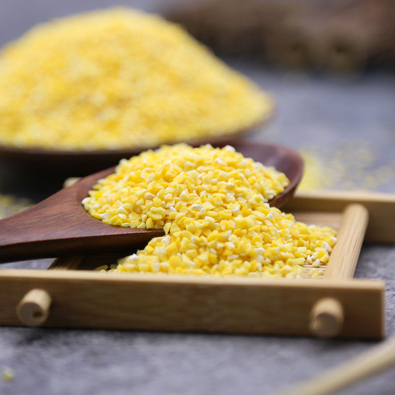 轩辕谷道 玉米糁500g黄玉米碎棒子碴苞米茬子玉米粥原料糯玉米渣1斤袋装