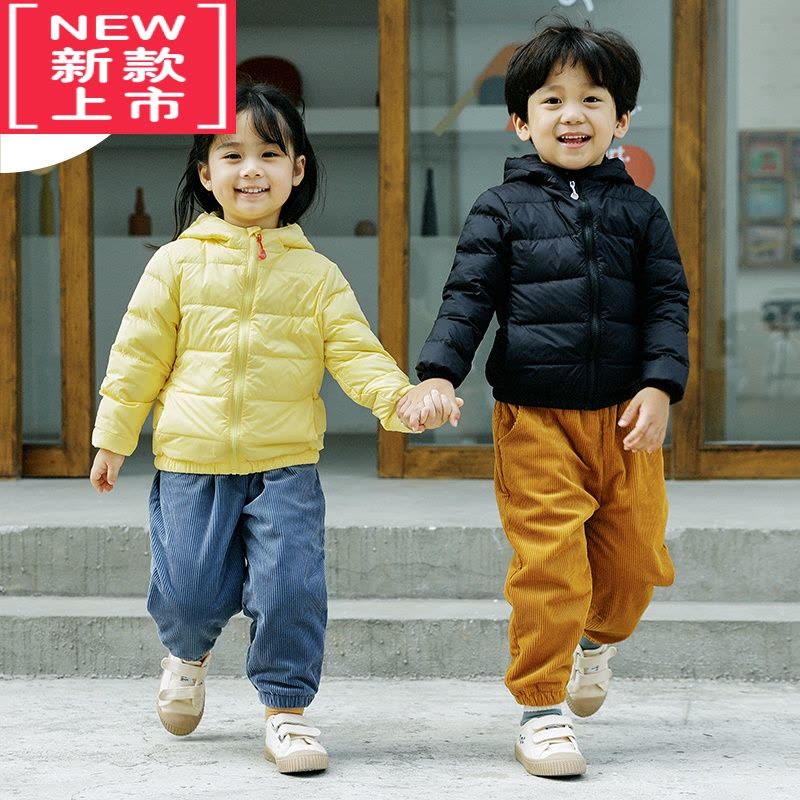 可莉允SOYO男女童加绒裤子秋冬新款儿童灯芯绒加厚保暖休闲裤保暖裤图片