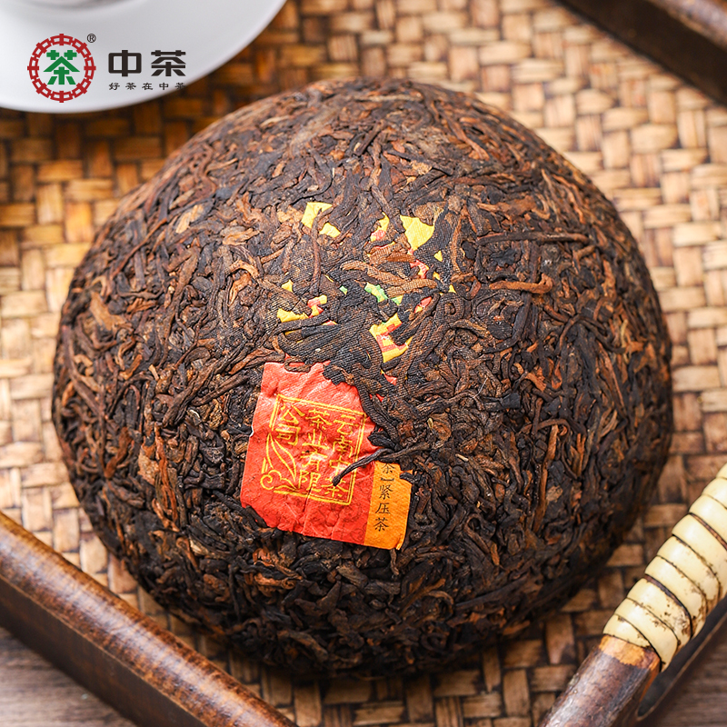 中茶普洱茶龙沱熟普紧压茶500g沱茶 腾龙献瑞云南普洱茶叶中华老字号
