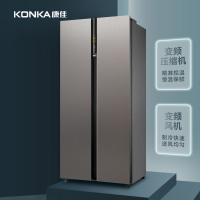 康佳607升对开门大冰箱风冷无霜 一级变频急速冷冻 BCD-607WUP5-V