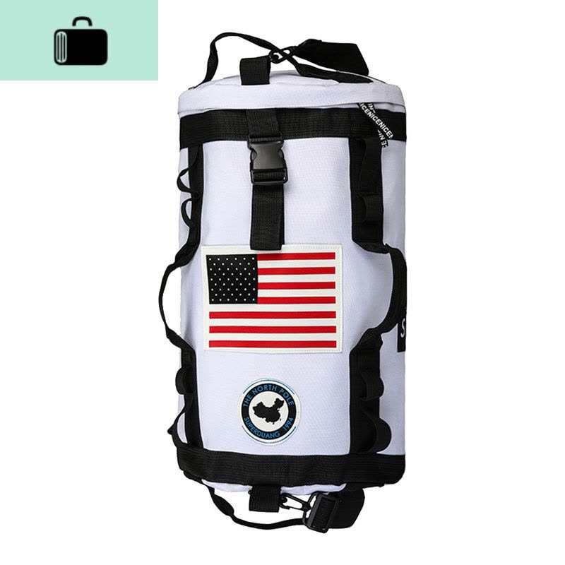 背包男潮时尚潮流双肩包ins潮牌学生书包大容量水桶健身旅行包女NEW LAKE图片