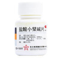 东北 盐酸小檗碱片100片 黄连素片 肠胃炎腹泻拉肚子肚子痛胃痛药