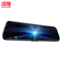 凌度汽车流媒体车载行车记录仪语音声控触屏高清夜视凌渡倒车影像10寸触控大屏32G内存前摄单镜头