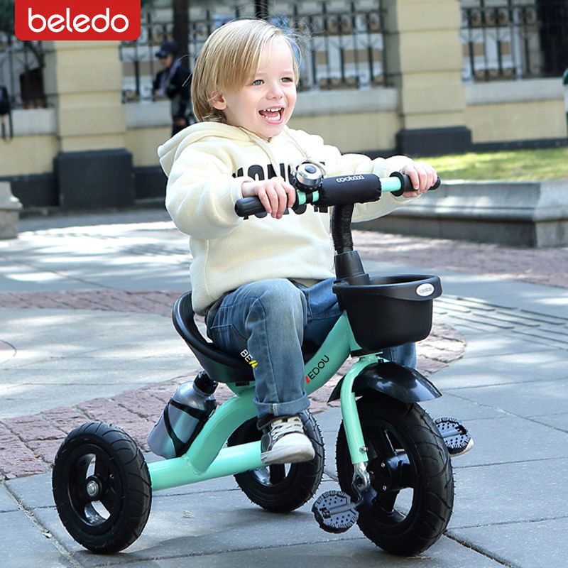 儿童三轮车脚踏车1-3-2-6岁大号儿童车子宝宝婴幼儿小孩自行车