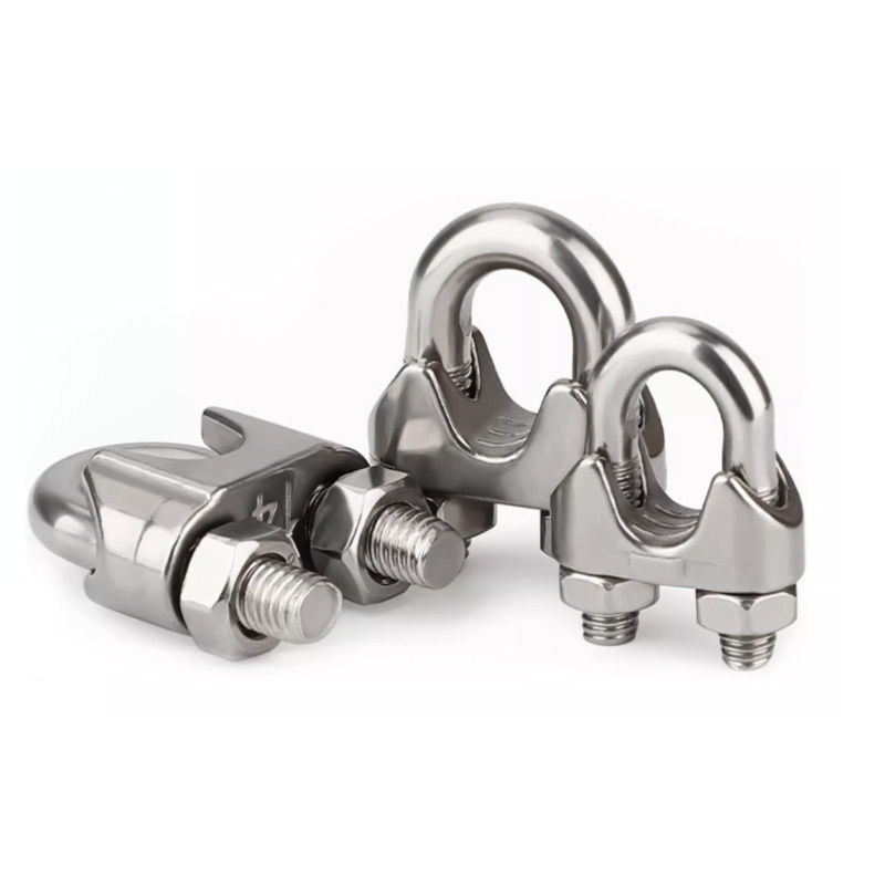 璐盐 不锈钢钢丝绳卡头夹头 M22 个高清大图