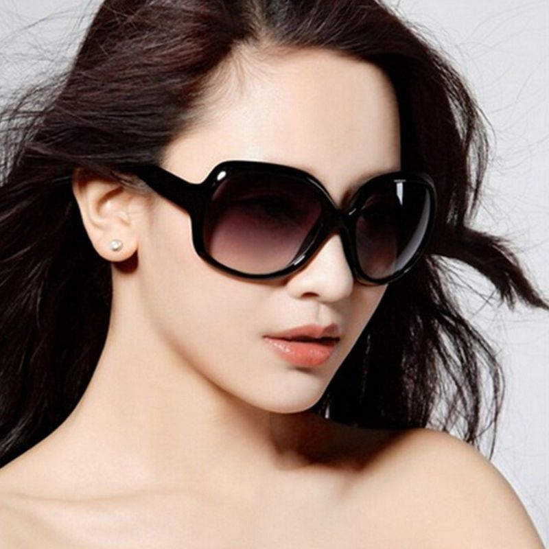 女大框司机紫外线圆框旅游墨镜遮阳防圆形太阳镜开车眼镜装饰时尚