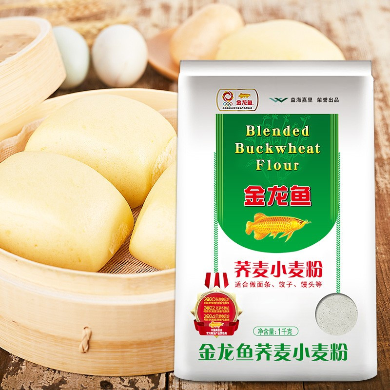 金龙鱼荞麦小麦粉1kg*2