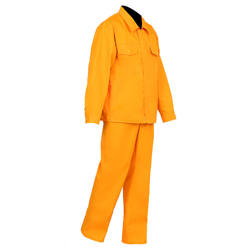 盾之源 工作服 灰蓝黄三色 各尺码 套(180黄色)高清大图