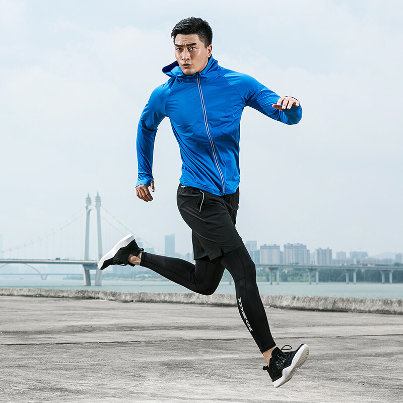 运动套装男速干跑步健身篮球服男士健身房训练服装紧身衣多件套