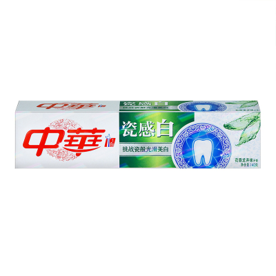 中华 (Zhong Hua) 瓷感白牙膏 花香龙井味140g[联合利华]
