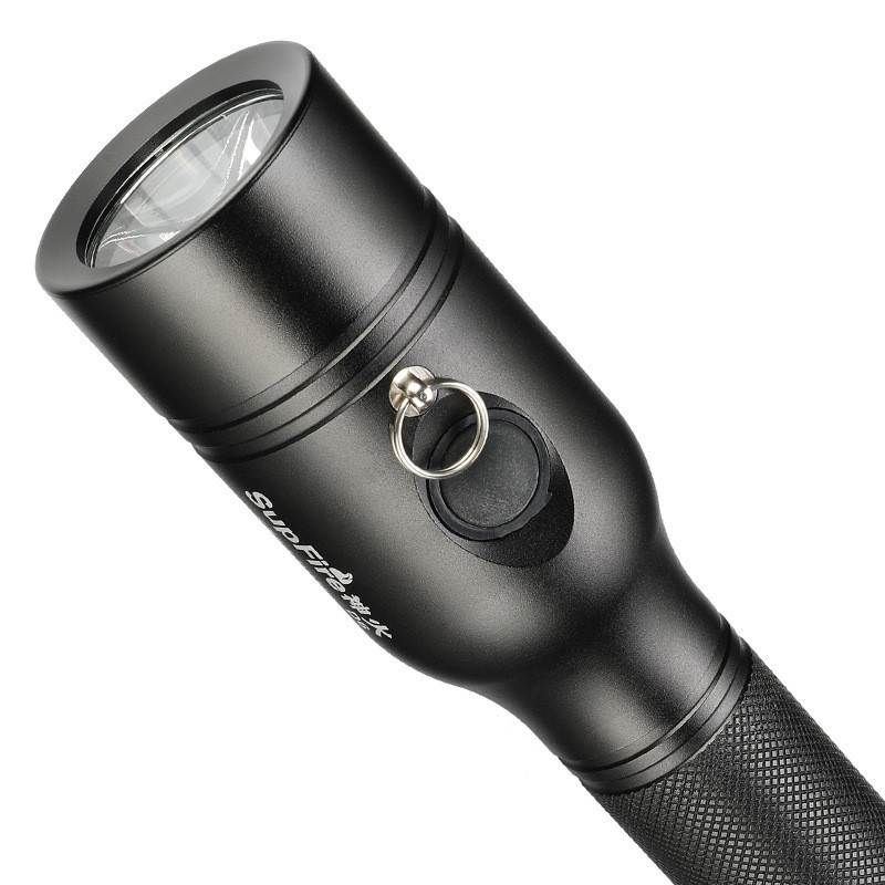 神火 专业EX手电筒 D6 铝合金 3W 充电型 205*43*26mm 含充电器(套)