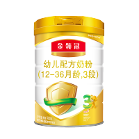 伊利金领冠幼儿配方奶粉3段（1-3周岁幼儿适用）900g克罐装
