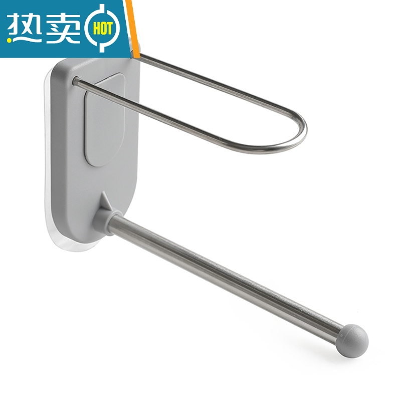 敬平衣架收纳器免打孔壁挂夹子整理架挂钩阳台不锈钢晾放 白色2个装 不锈钢款 1个衣夹高清大图