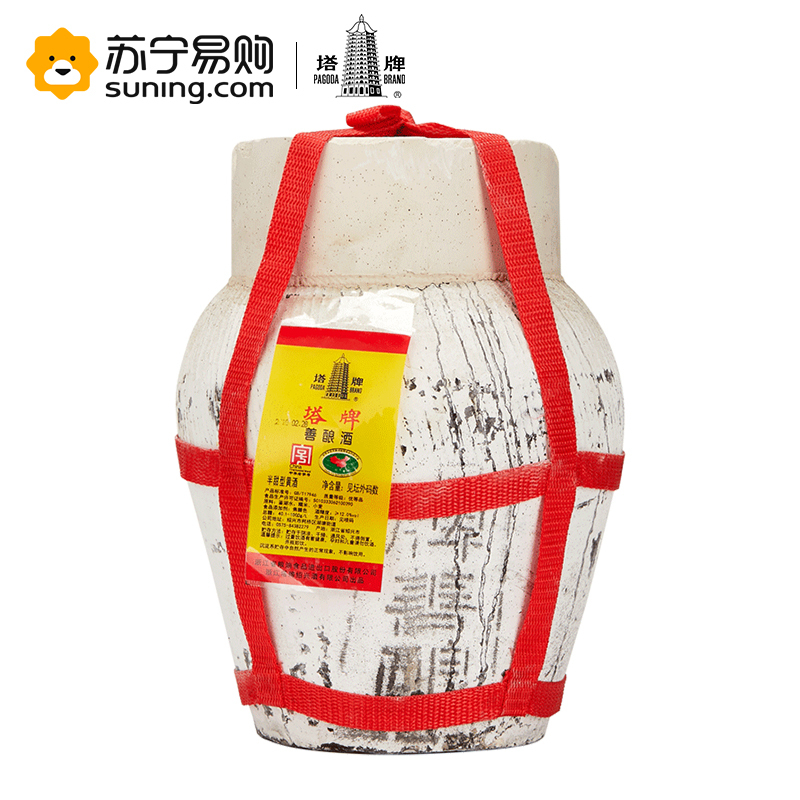 塔牌黄酒善酿酒5L坛装半甜型手工冬酿糯米酒老酒绍兴特产黄酒
