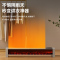 艾美特(Airmate)WD20-R26U 壁炉踢脚线取暖器家用大面积电暖气暖风机烤火炉加湿不干燥智能控制轻音不扰眠白色