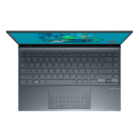 华硕(ASUS) 灵耀14 14.0英寸快充超级本长续航商务本学生用轻薄笔记本电脑(英特尔酷睿i7-1065G7 16G 512GSSD 100sRGB 人脸识别) 松木青/丁香银