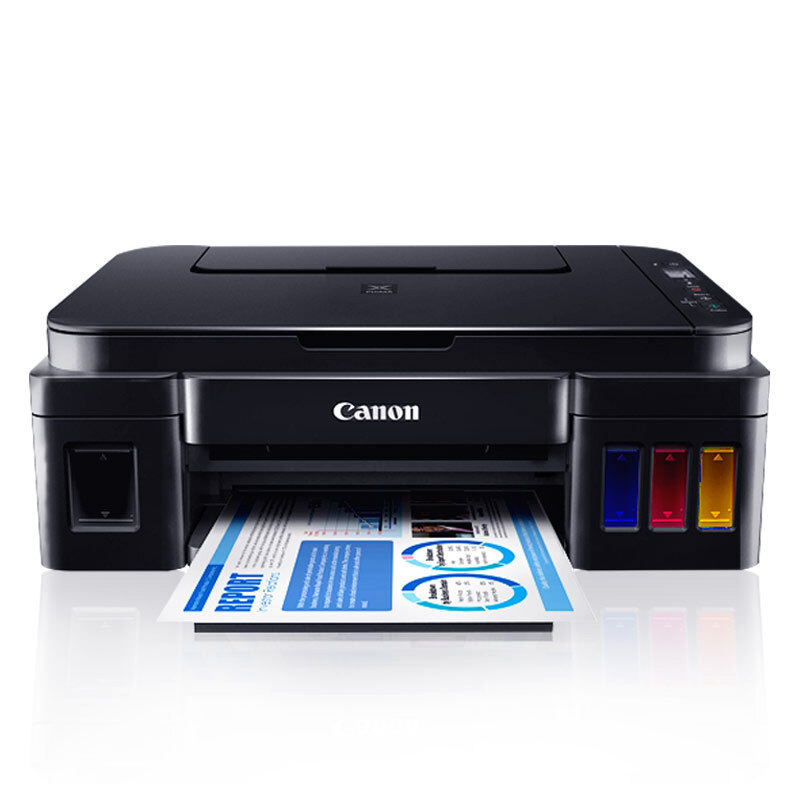 佳能(Canon)G2810彩色喷墨墨仓式连供照片相片打印机家用办公A4试卷文档一体机 替代G2800 3810 套餐三