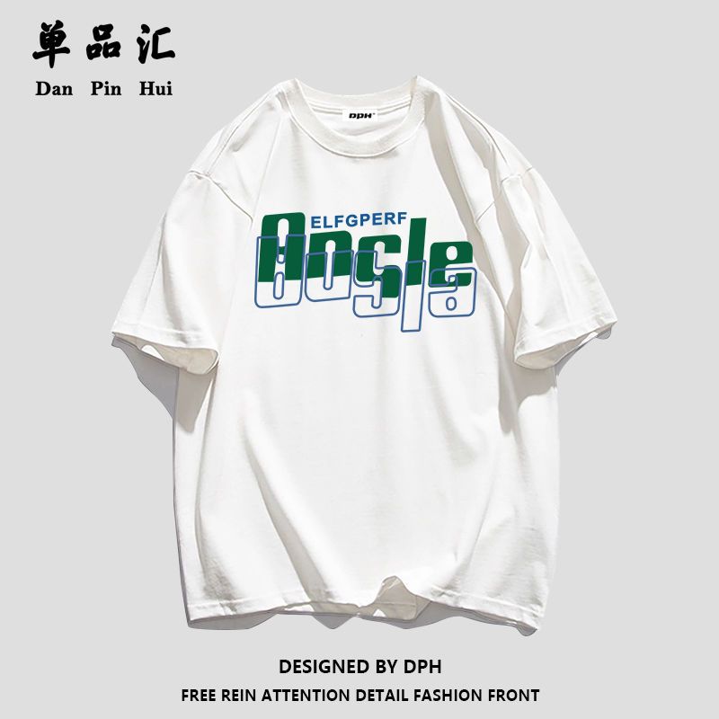 单品汇纯棉短袖T恤女夏季新款嘻哈街头创意上衣学生韩版宽松ins潮