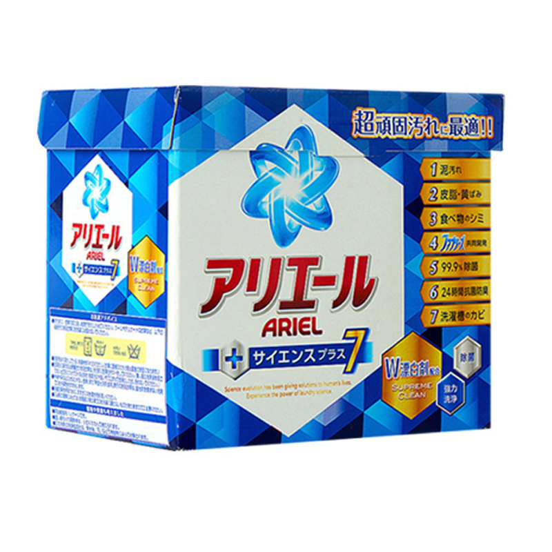 宝洁(Procter&Gamble) 日本原装 碧浪洗衣粉 多功能亮白去污无磷护色通用 0.9kg