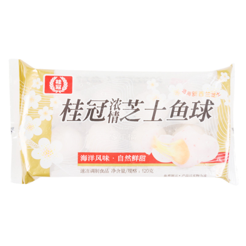 桂冠浓情芝士鱼球120g