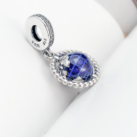 Pandora潘多拉 925银串饰旋转地球925串珠 798021CZ