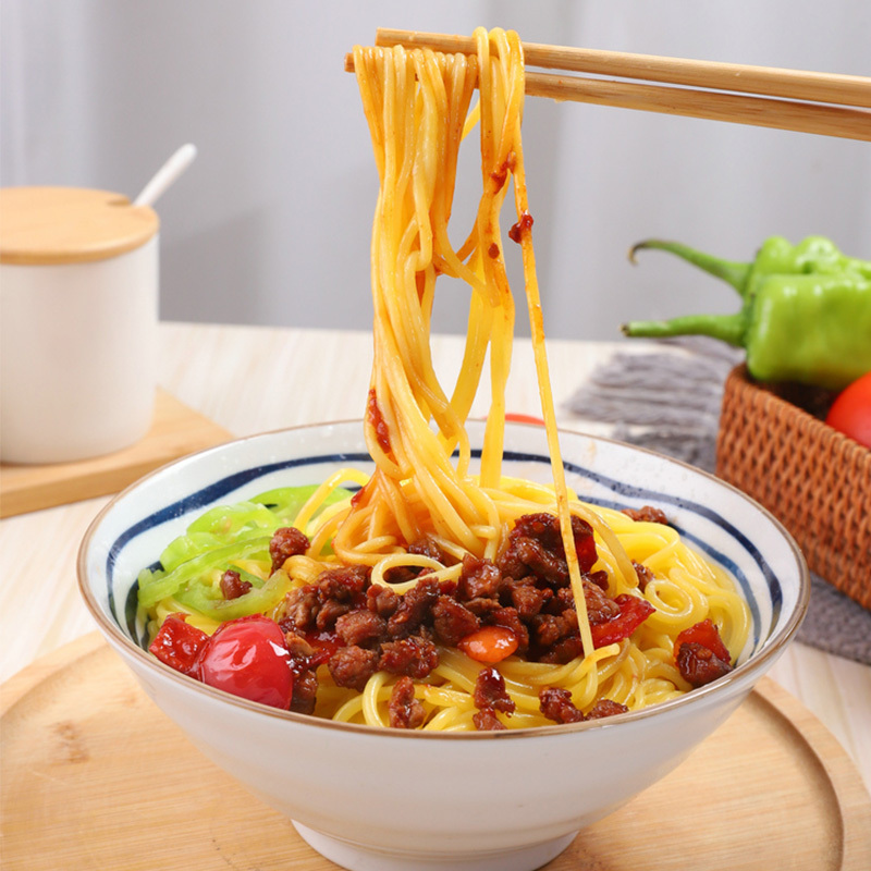 双瑞农 黑龙江玉米面条鲜面条东北特产0脂营养金黄玉米面条量贩装