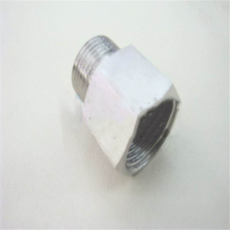 联塑(LESSO) 不锈钢变径转换接头M24*1.5外螺纹转6分内丝 M24X1.5外-G3/4内-银色(单位:个)