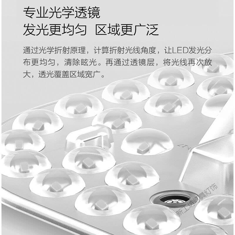 苏宁放心购 led灯盘吸顶灯灯芯卧室阳台节能改造灯板三色变光替换灯片光源模组 36瓦-白光-适合灯盘直径>26cm图片