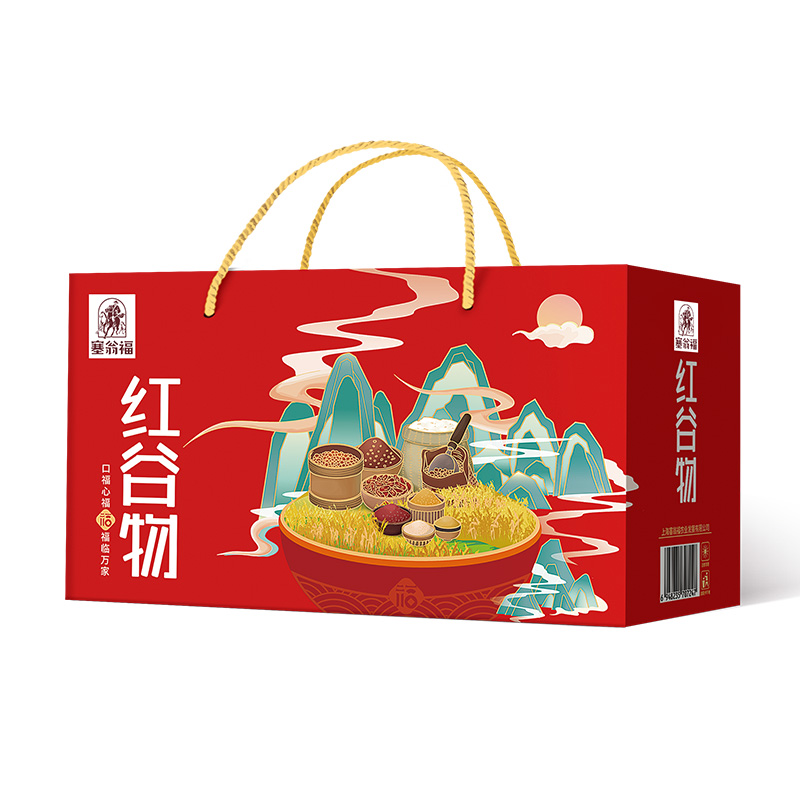 塞翁福红谷物杂粮礼盒--233型(2168克).高清大图