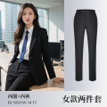 TDUO西装工作服套装CC66 套 XL 黑色-女款