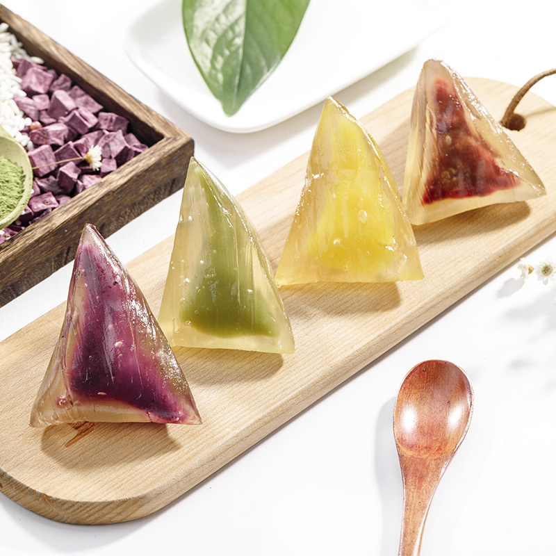 万寿斋 冰粽60g*2只 散装八种口味 粽子礼盒 水晶粽子 水果粽子 端午