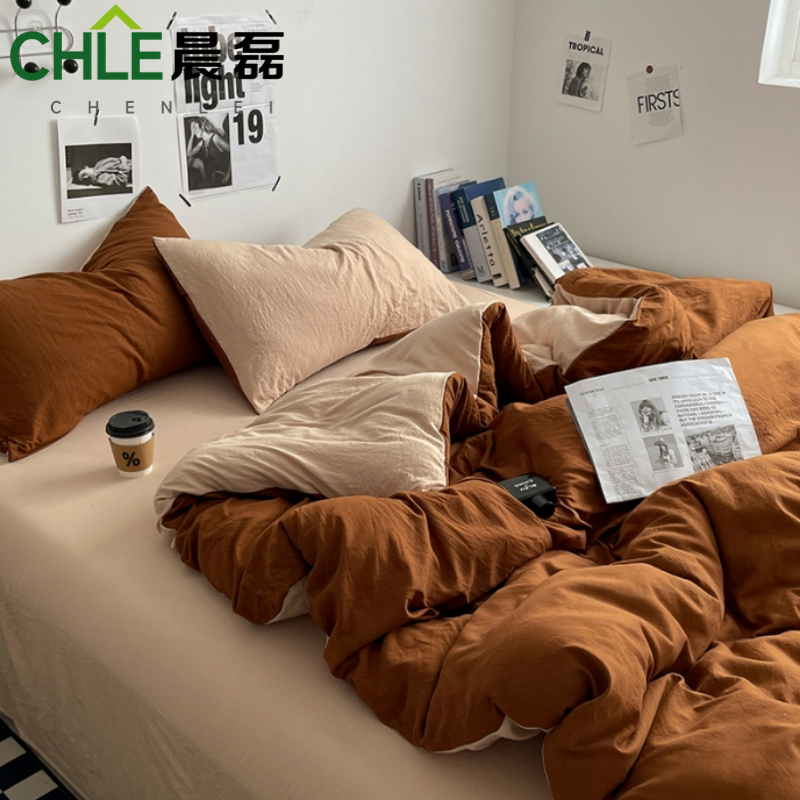 晨磊床笠被套四件套 1.2米床 套高清大图