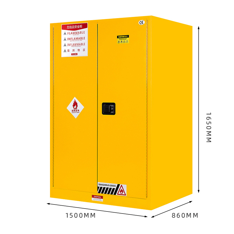 臻远zyaqg-y110工业安全柜防爆柜化学品实验柜易燃液体存储柜 110加仑黄色高清大图