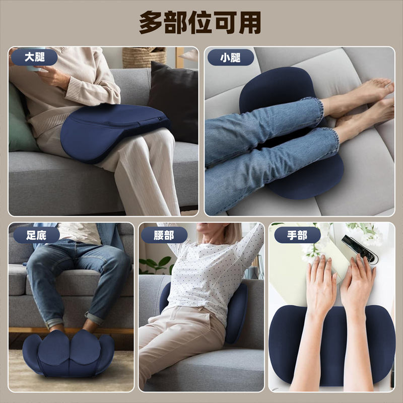 靓生堂 脚足按摩仪小腿部按摩器足疗机家用多功能电动恒温热敷揉捏按脚底足底按摩仪 LST-AMZ22高清大图