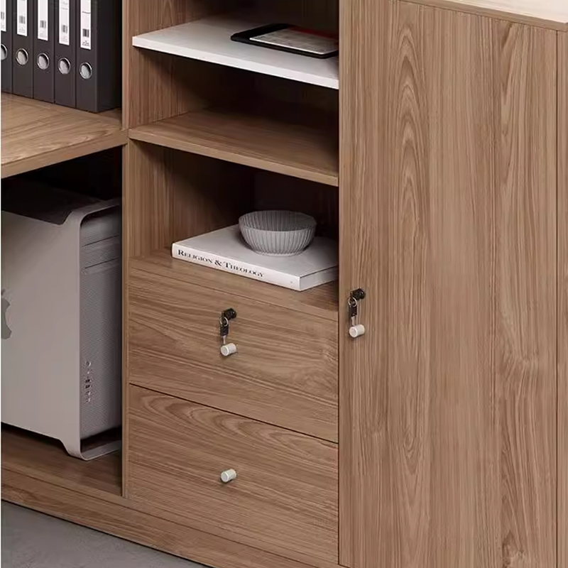 鑫金虎 屏风职员桌 L型单人位1500*1400*1100mm高清大图